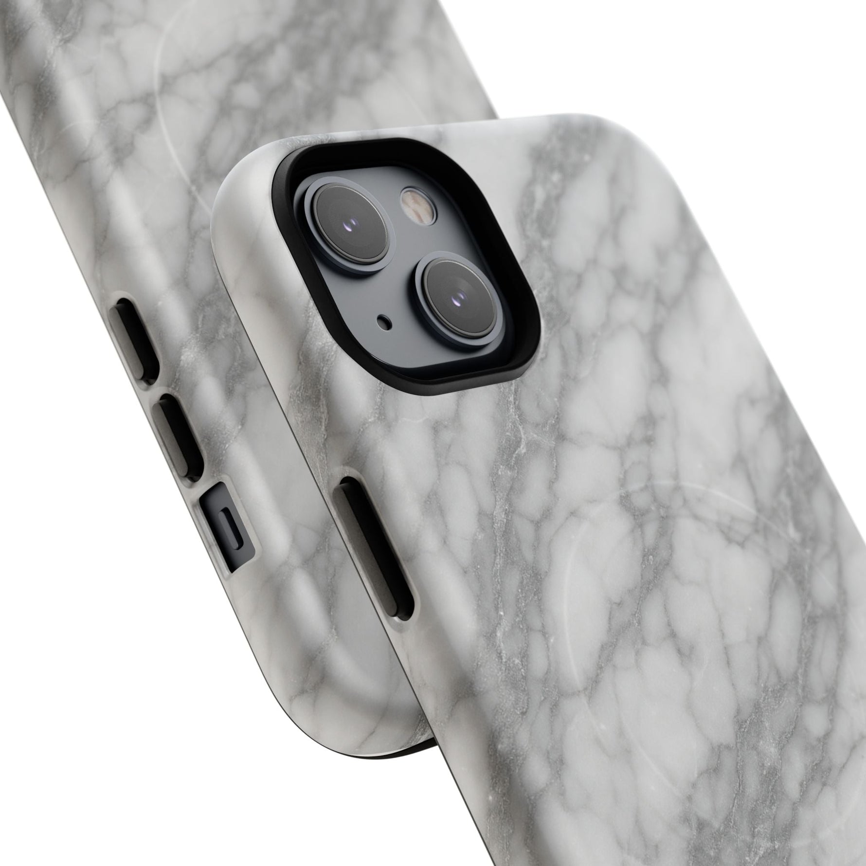 Silver Mist Marble iPhone Case with MagSafe  Shamo's
