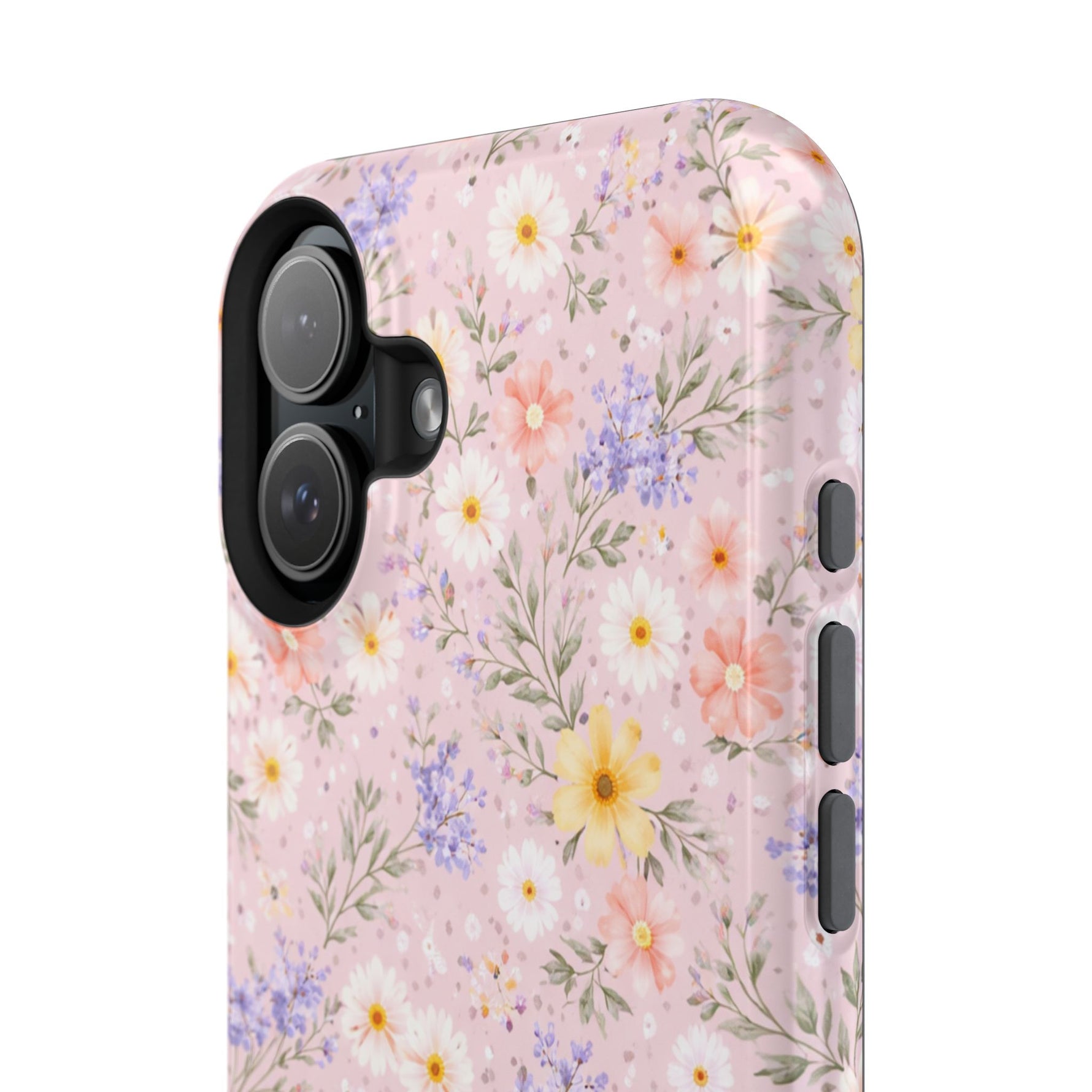 Pastel Floral MagSafe Compatible Magnetic Impact Phone Case