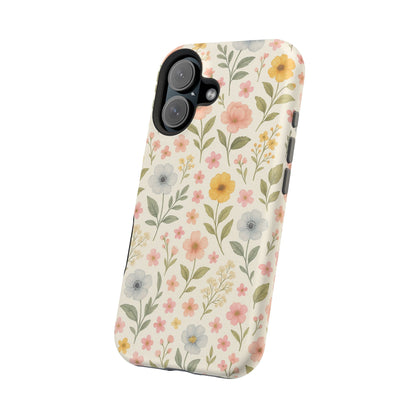 Floral Garden Impact iPhone Case with MagSafe compatibility  Shamo's