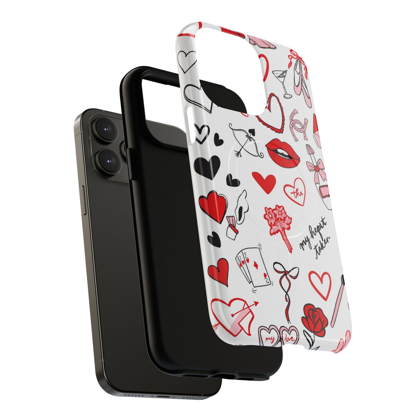 Love Doodle Tough iPhone Case (MagSafe compatible)