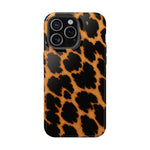 Leopard Print Impact-Resistant iPhone Case with MagSafe Compatibility  Shamo's iPhone 15 Pro Max / Glossy