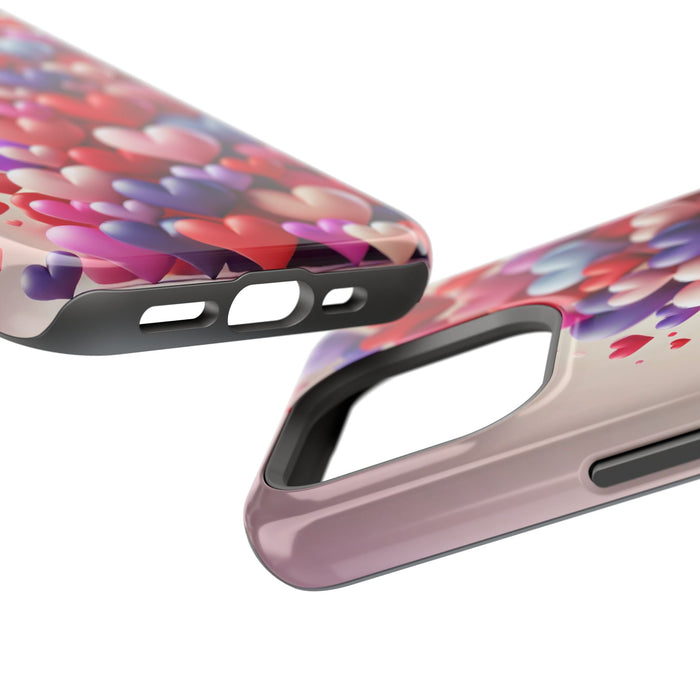 Shamo's Phone Case | MagSafe Compatible | Love Hearts Theme for iPhone 17 and more