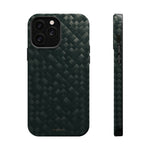 Dark Carbon Fiber Texture Magnetic Impact-Resistant iPhone Case | MagSafe compatible - iPhone 13 Pro Max / Matte - Shamo's