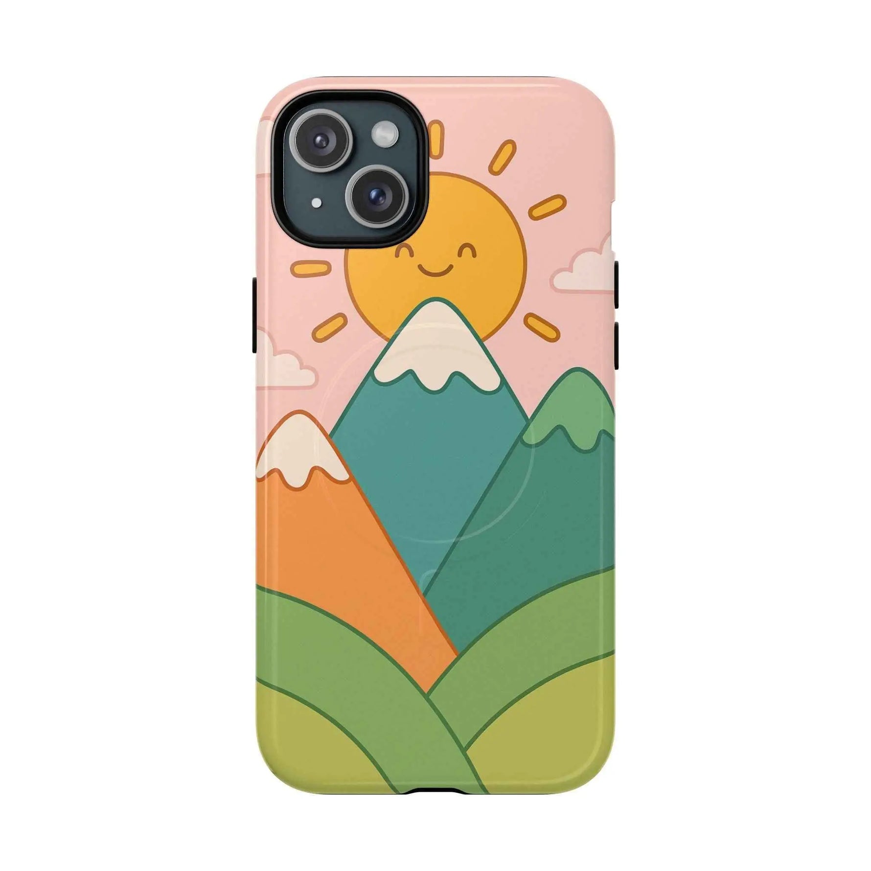 Mountain Sunrise Phone Case - Tough MagSafe Magnetic Design