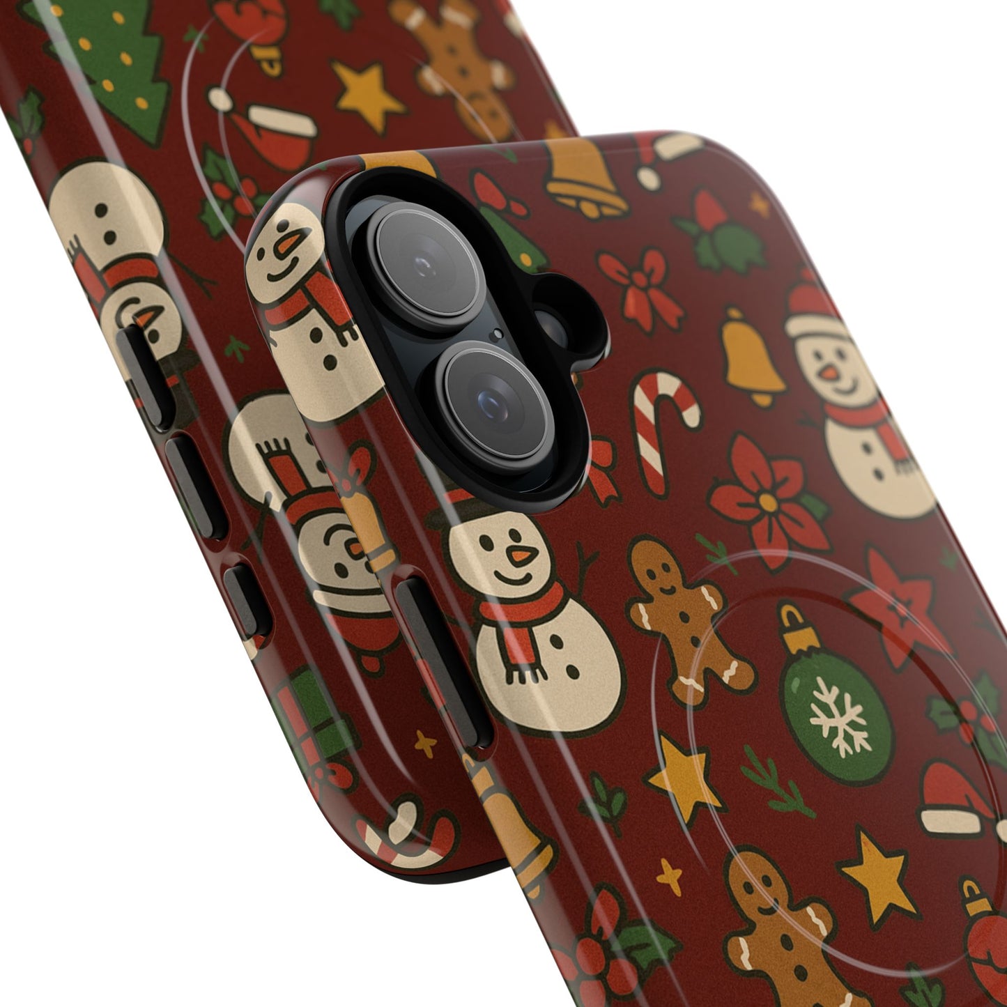 Snowman & Gingerbread Tough iPhone Case (MagSafe compatible)