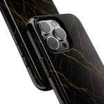 Black Marble Tough iPhone Case  Shamo's