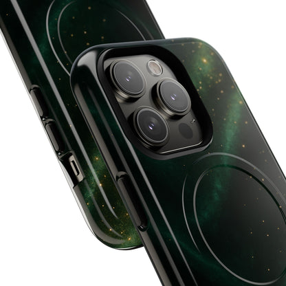 Luxury Series Emerald Galaxy iPhone Case with MagSafe