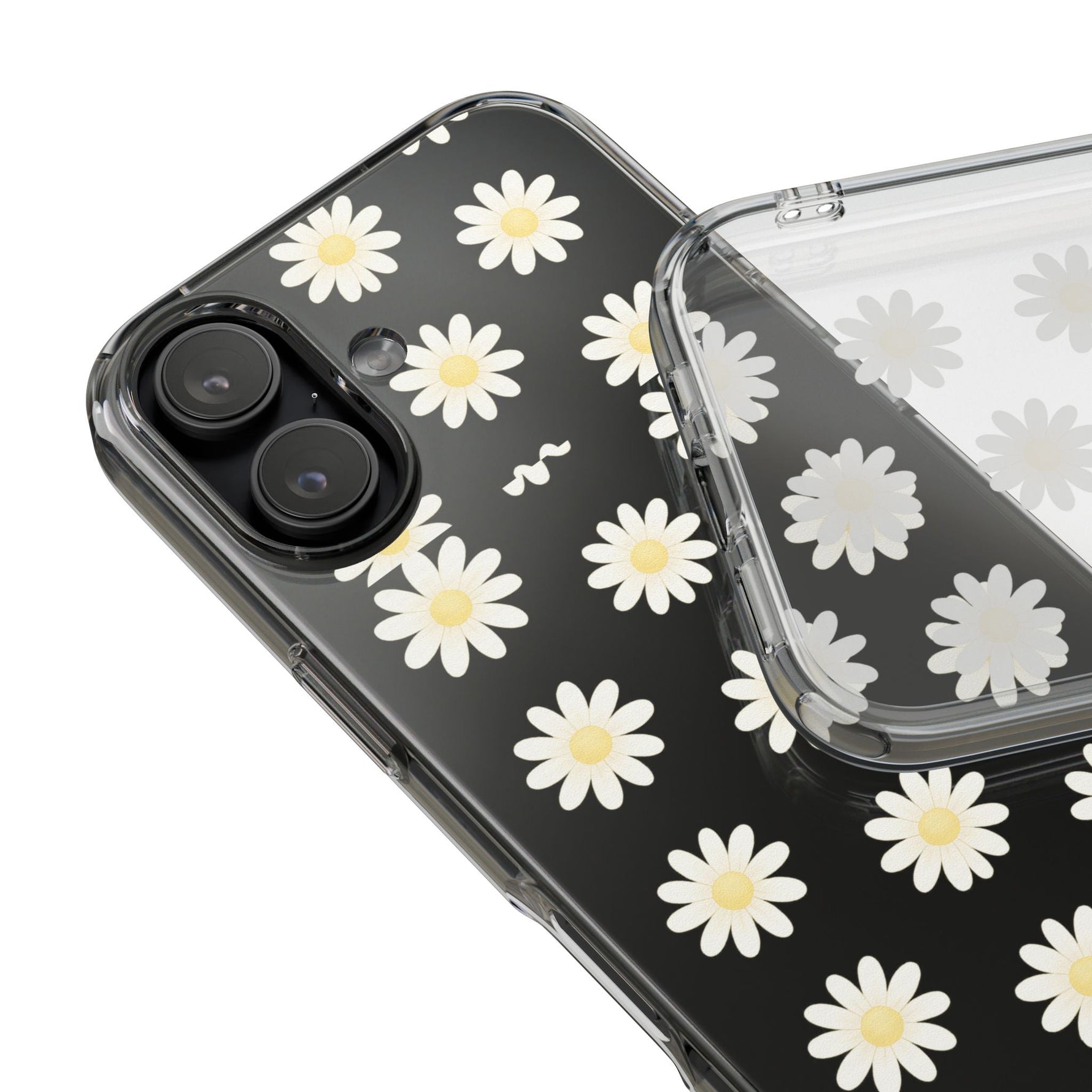 Daisy Floral Clear iPhone Case  Shamo's
