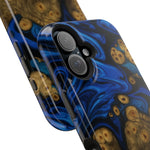 Blue Swirl & Burl Wood Impact iPhone Case | MagSafe compatible  Shamo's