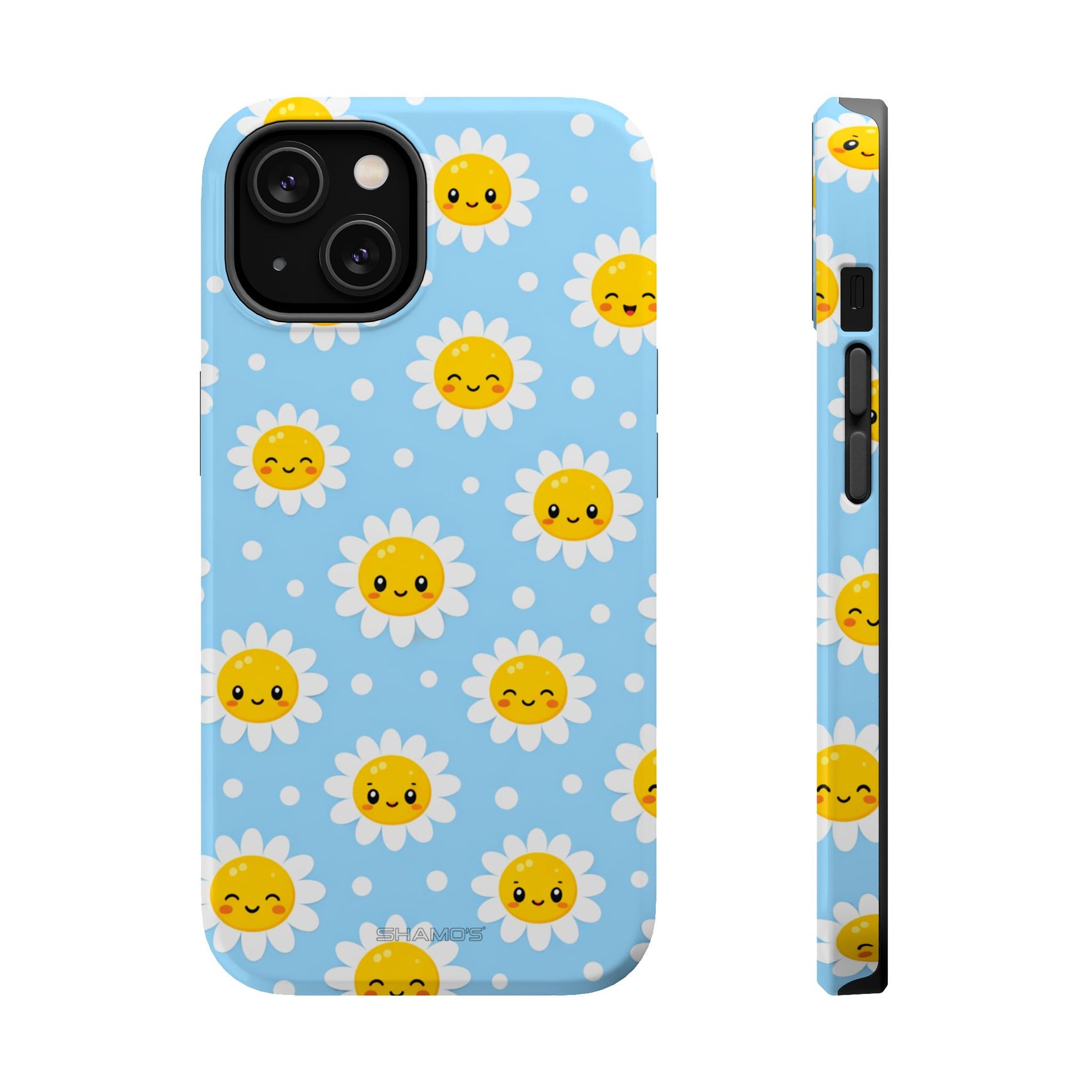 Sunny Daisy MagSafe Compatible Magnetic Phone Case — Impact-Resistant Cover