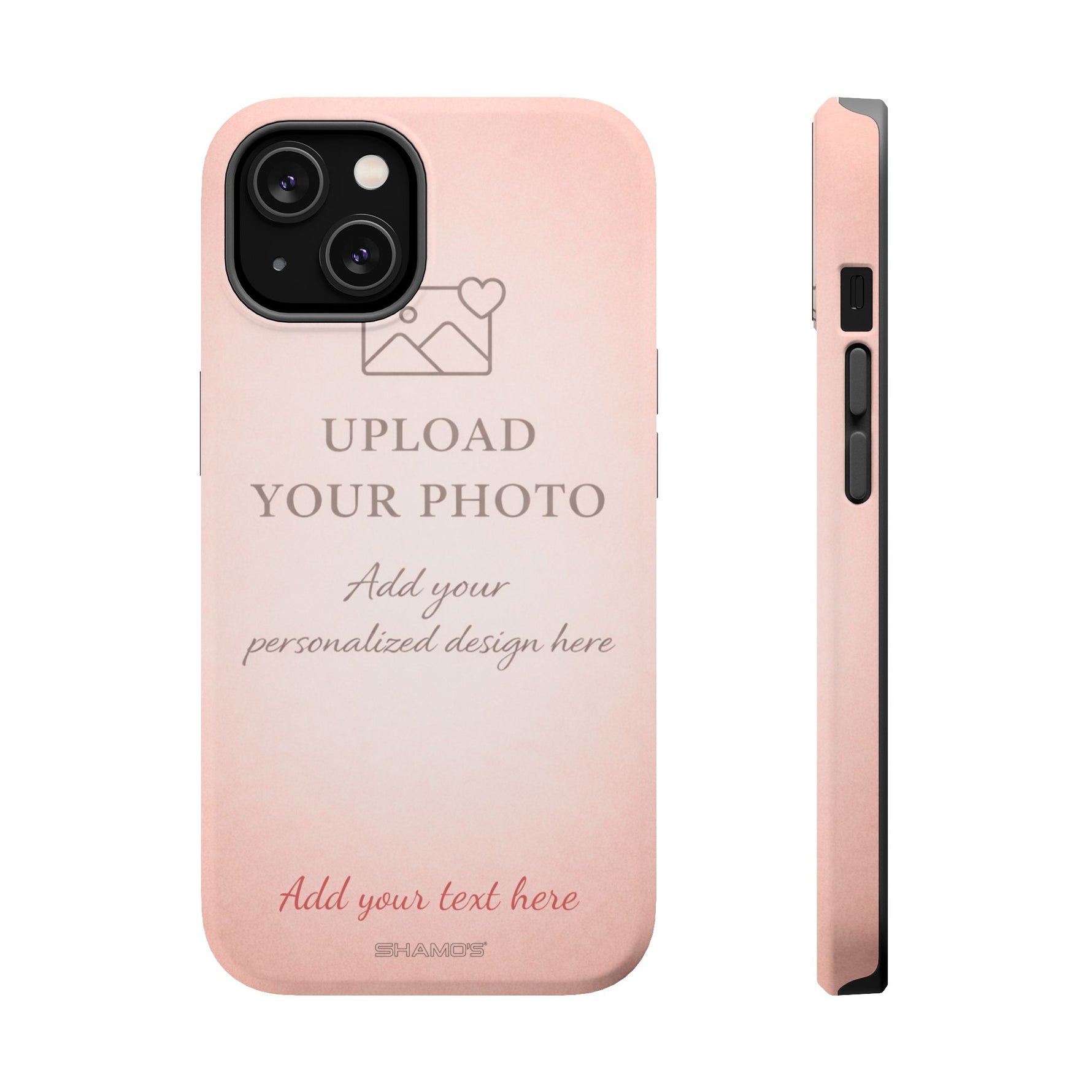 Personalizable iPhone Case | Add Your Own Photo and Text | MagSafe Compatible - iPhone 14 / Matte - Shamo's