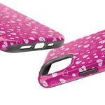 Broken Heart Hot Pink Impact-Resistant iPhone Case | MagSafe - iPhone 17 / Glossy - Shamo's