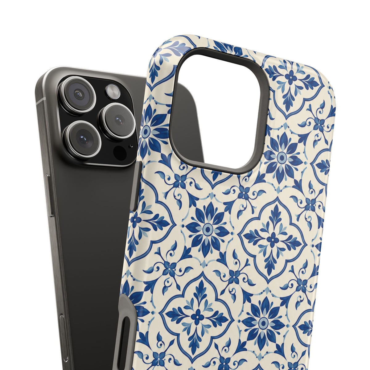 Lisbon Tile – Blue Ornamental MagSafe Phone Case