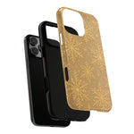 Golden Snowflake Holiday iPhone Case  Shamo's