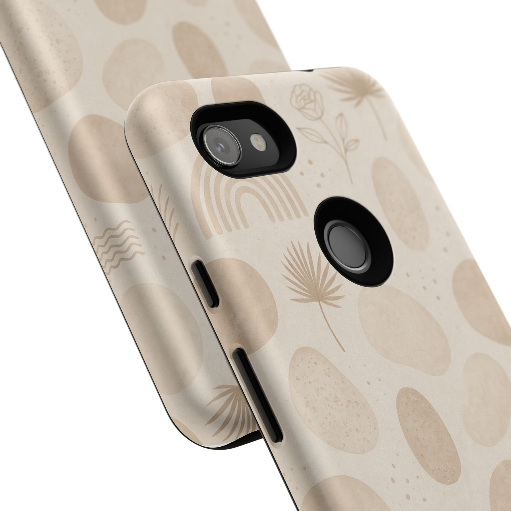 Neutral Pebble Pattern Tough iPhone Case  Shamo's