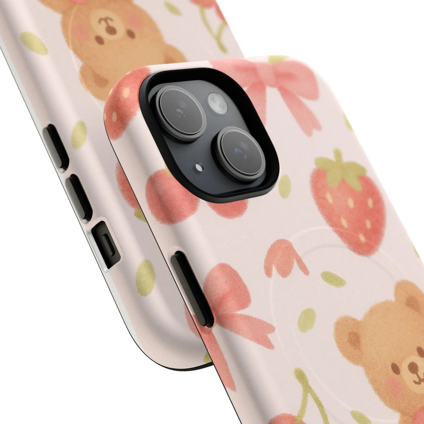 Teddy Berry Basket Friends iPhone Case with MagSafe - Shamo's