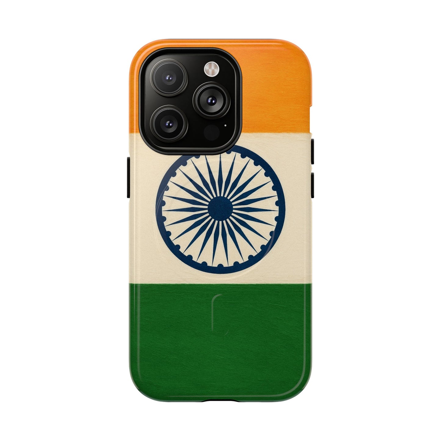 India Flag iPhone Case | MagSafe  Shamo's iPhone 14 Pro / Glossy