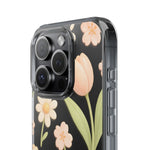 Floral Impact-Resistant Clear iPhone Case  Shamo's