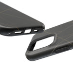 Black Geometric Design iPhone Case | MagSafe  Shamo's