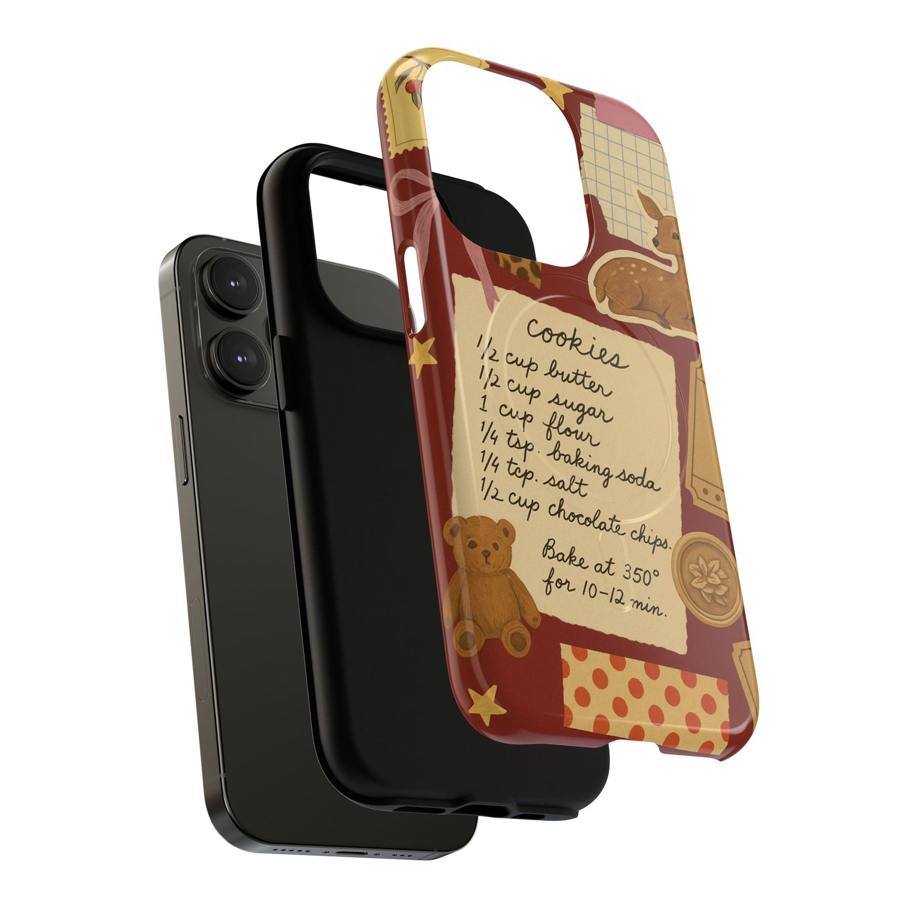 Holiday Receipt Stamps iPhone Case with MagSafe Compatibility  Shamo's