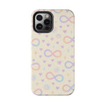 Infinity Pattern Tough Phone Case — Pastel Hearts & Stars  Shamo's