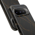 Black Marble Tough iPhone Case  Shamo's