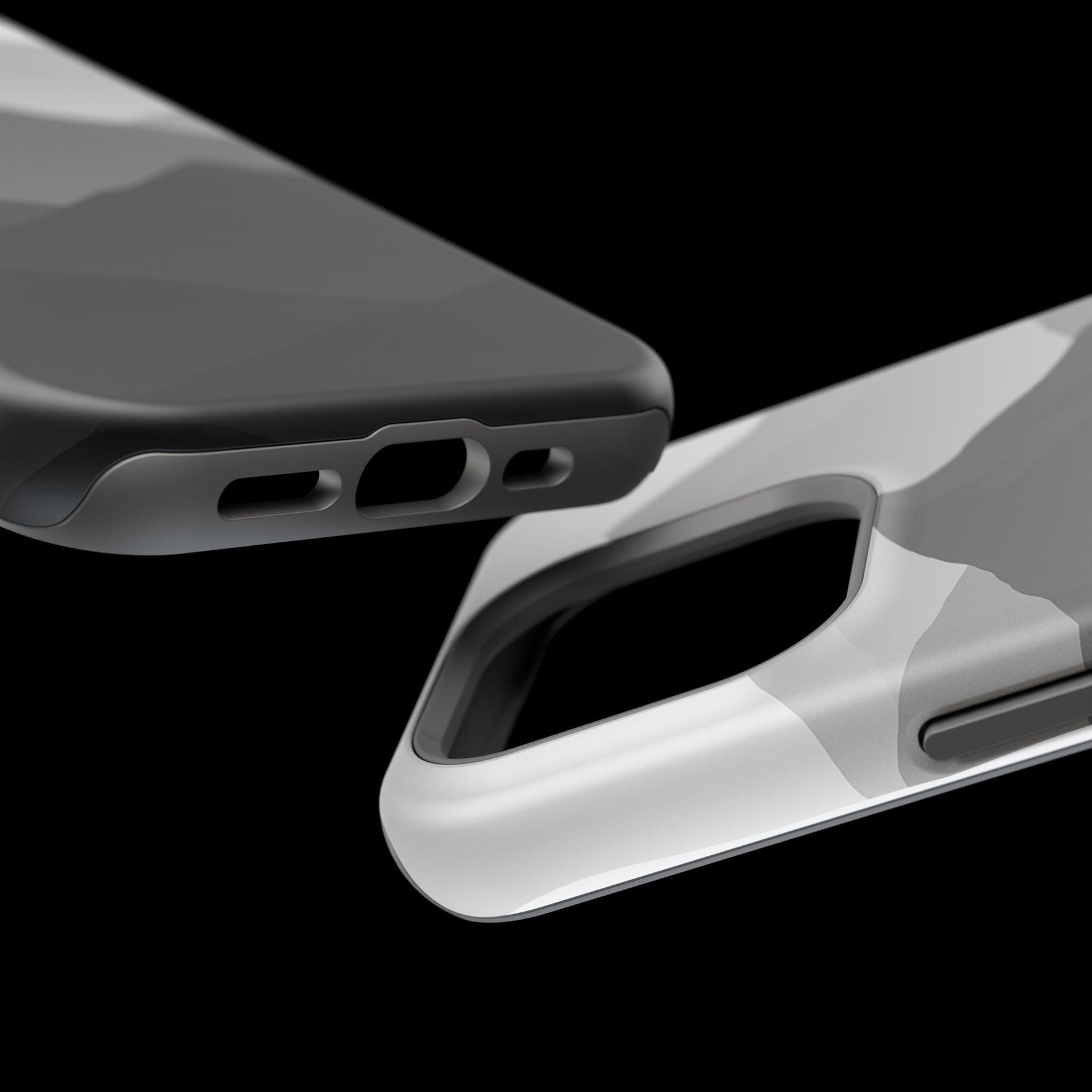 Monochrome Mountain Design iPhone Case | MagSafe  Shamo's