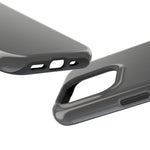 Charcoal Ink Black Solid Color Impact-Resistant iPhone Case | Slim Shockproof Magsafe-Compatible