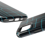 Neon Grid Magnetic Impact-Resistant iPhone Case | MagSafe compatible  Shamo's