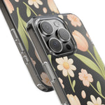 Floral Impact-Resistant Clear iPhone Case  Shamo's
