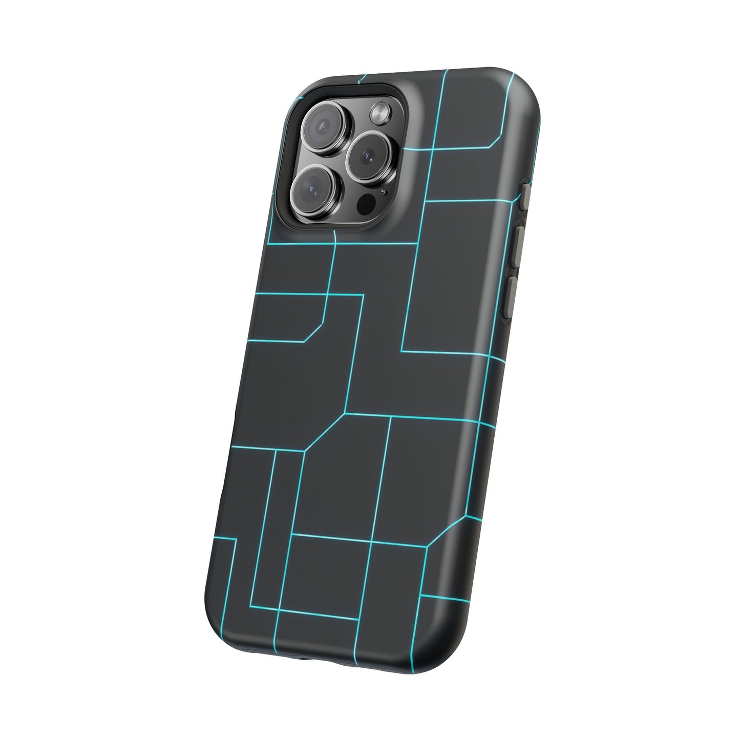 Neon Grid Magnetic Impact-Resistant iPhone Case | MagSafe compatible  Shamo's