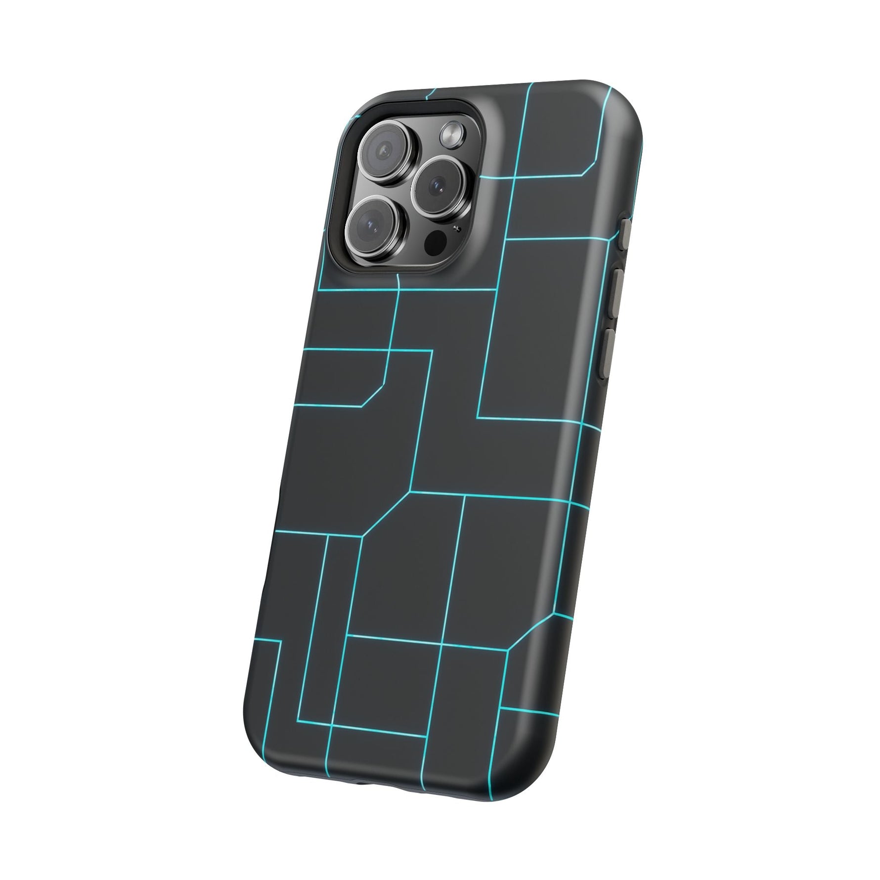 Neon Grid Magnetic Impact-Resistant iPhone Case | MagSafe compatible  Shamo's