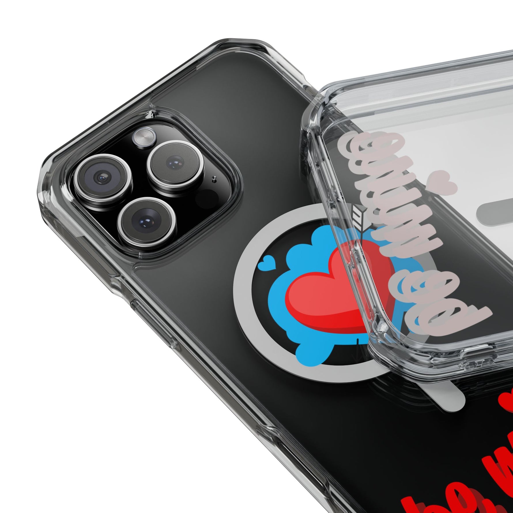 MagSafe-Compatible Clear Phone Case — "Be Mine Love Edition" - iPhone 17 - Shamo's