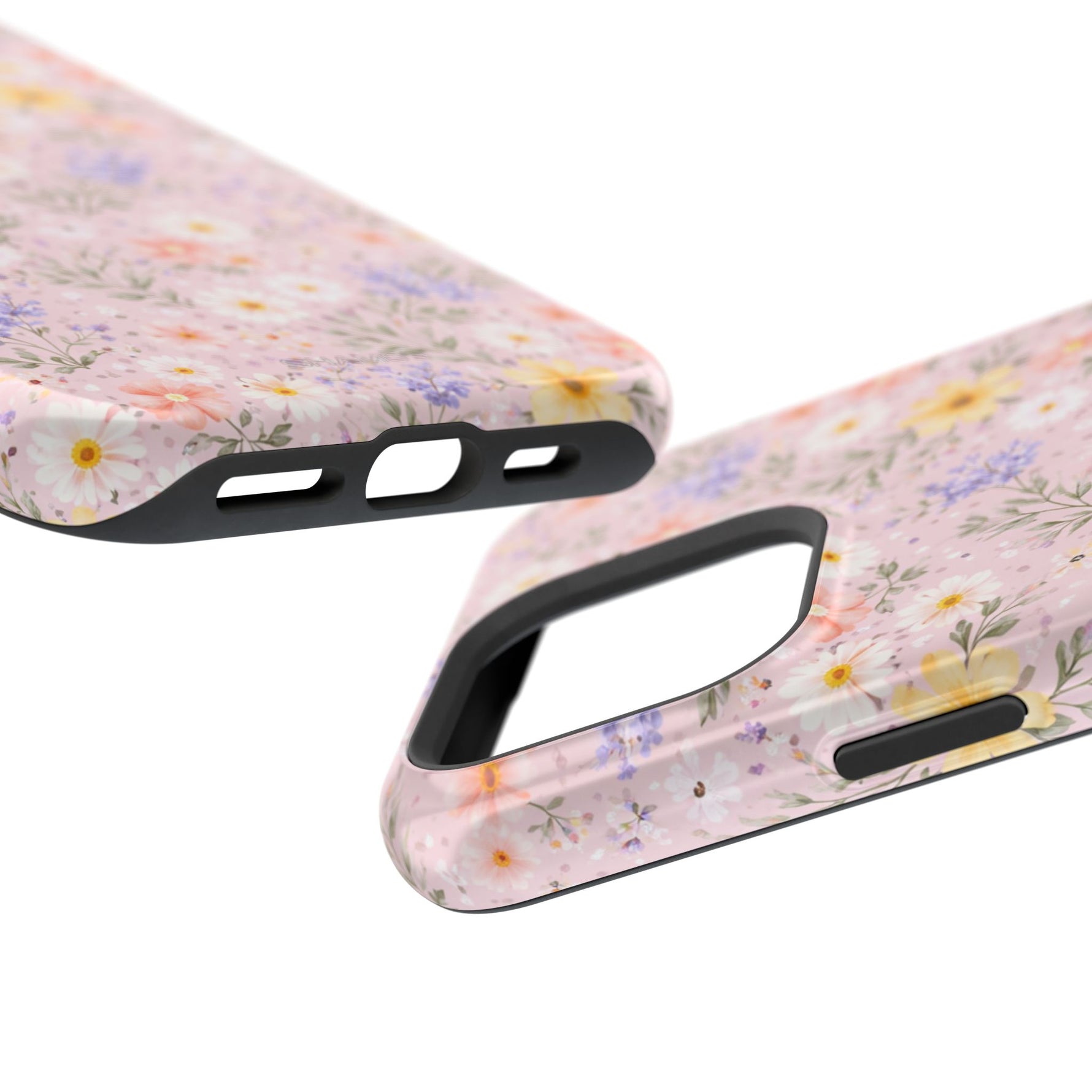 Pastel Floral MagSafe Compatible Magnetic Impact Phone Case