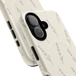 Lavender Minimal Bloom iPhone Case with MagSafe - Shamo's