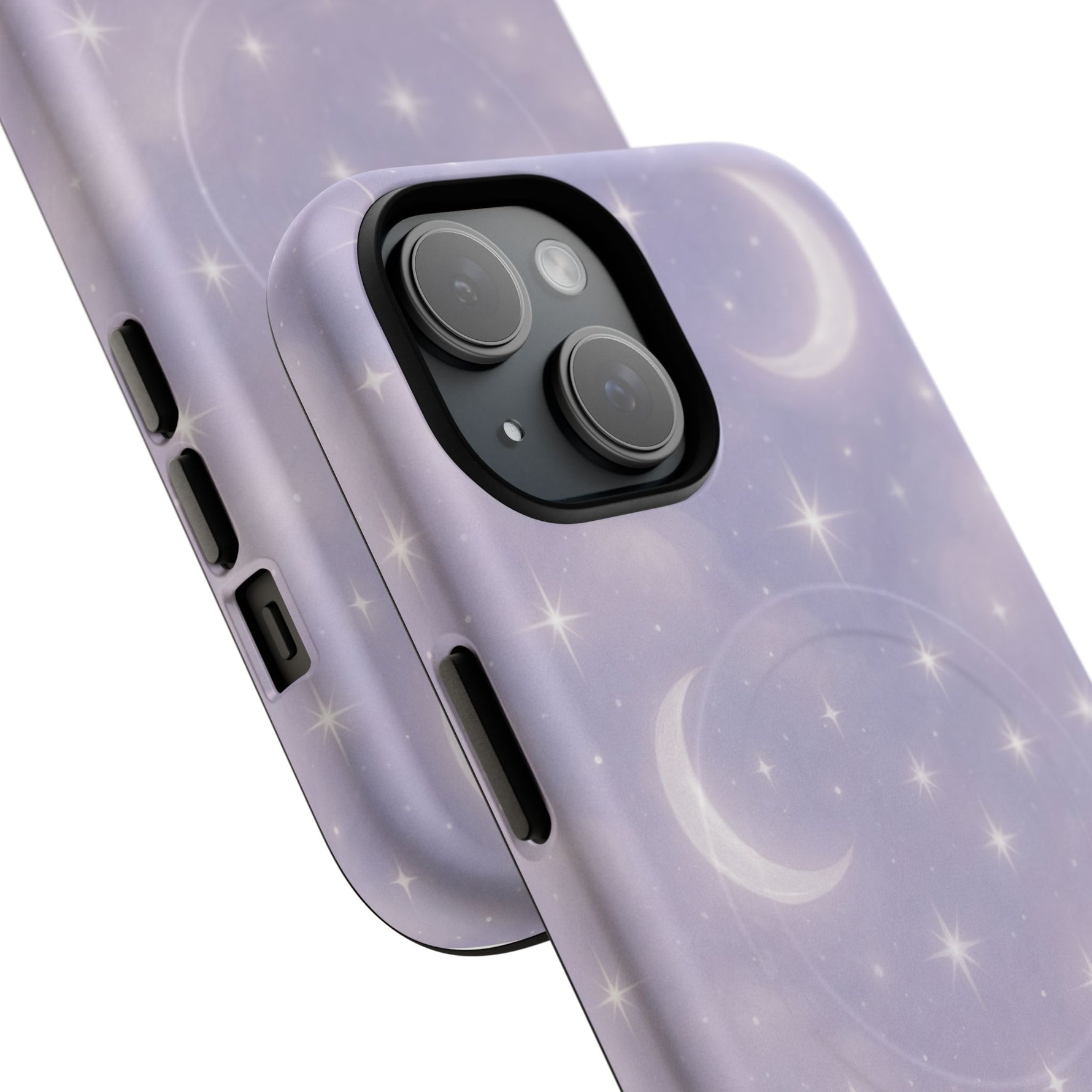 Celestial Lavender iPhone Case — Moon & Stars MagSafe Compatible - Shamo's