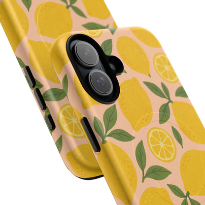 Lemon Fruit Design iPhone Case | MagSafe Compatible