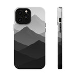 Monochrome Mountain Design iPhone Case | MagSafe  Shamo's iPhone 13 Pro Max / Matte