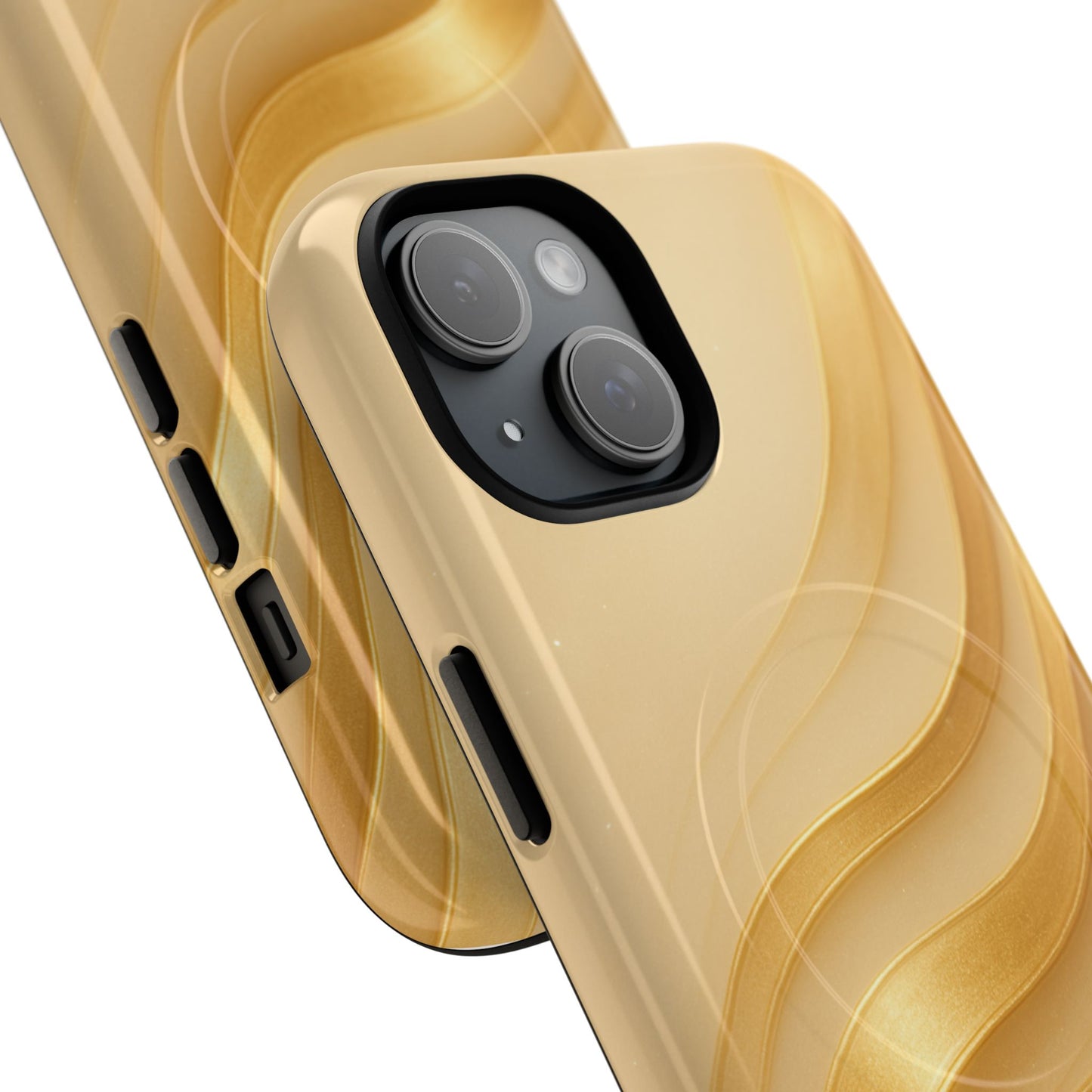 Luxury Series Golden Aura iPhone Case compatible with MagSafe - Shamo's