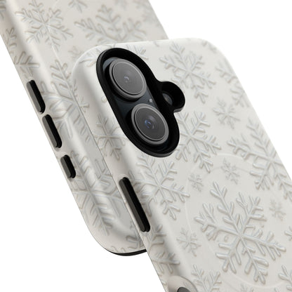 Snowflake Texture iPhone Case compatible with MagSafe