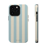 Blue Strips Pattern iPhone Case Compatible with MagSafe