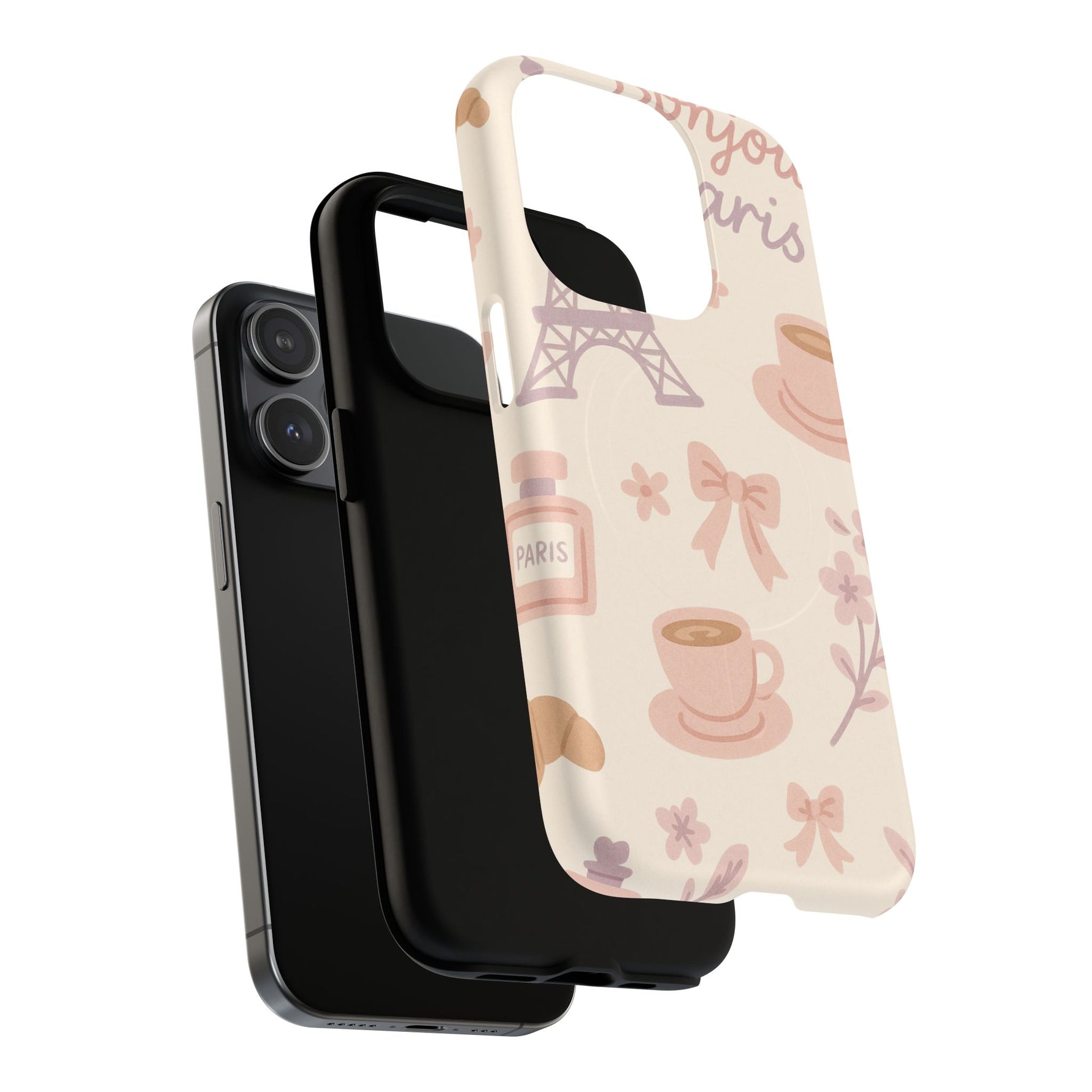 Chic Parisian iPhone Case - with Eiffel Tower Design | MagSafe - Shamo's