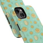 Cookie & Coffee Pattern Tough iPhone Case — Impact-Resistant  Shamo's