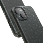 Dark Carbon Fiber Texture Magnetic Impact-Resistant iPhone Case | MagSafe compatible  Shamo's