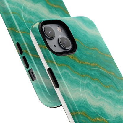 Ocean Marble Flow iPhone Case with MagSafe