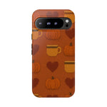 Fall Pumpkin & Coffee iPhone Case  Shamo's Google Pixel 9 Pro XL / Glossy