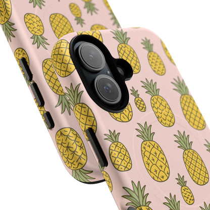 Pineapple Pattern Fruit Case for iPhone | MagSafe Compatible