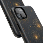 Gold Fireworks Celebration iPhone Case with MagSafe - Shamo's