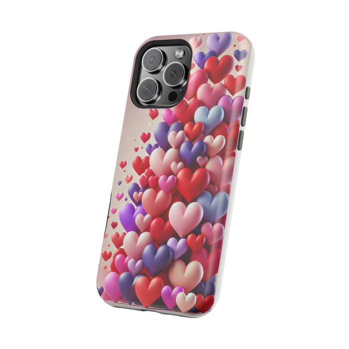 Shamo's Phone Case | MagSafe Compatible | Love Hearts Theme for iPhone 17 and more