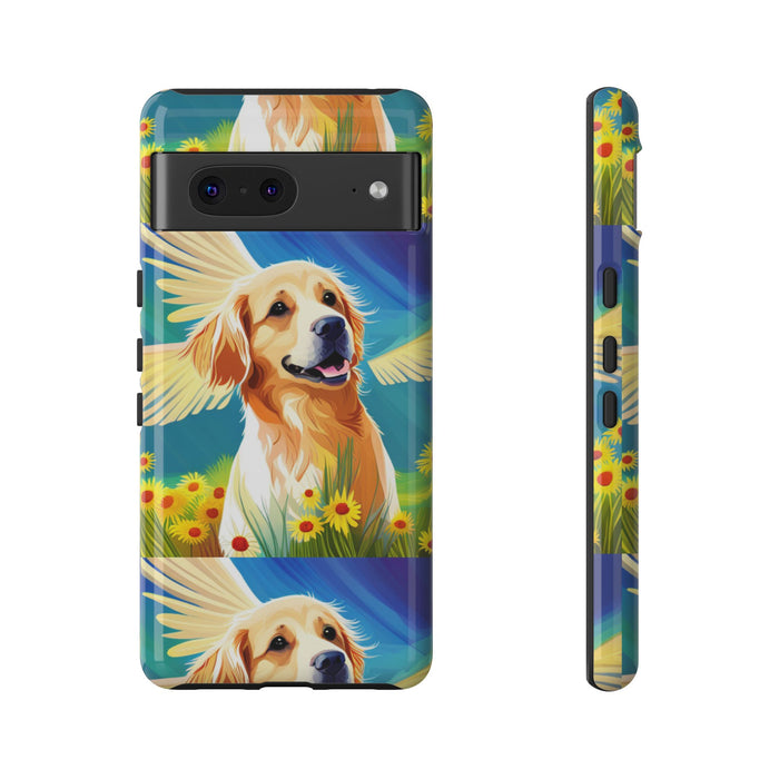 Tough Cases Golden Retriever with Wings Phone case